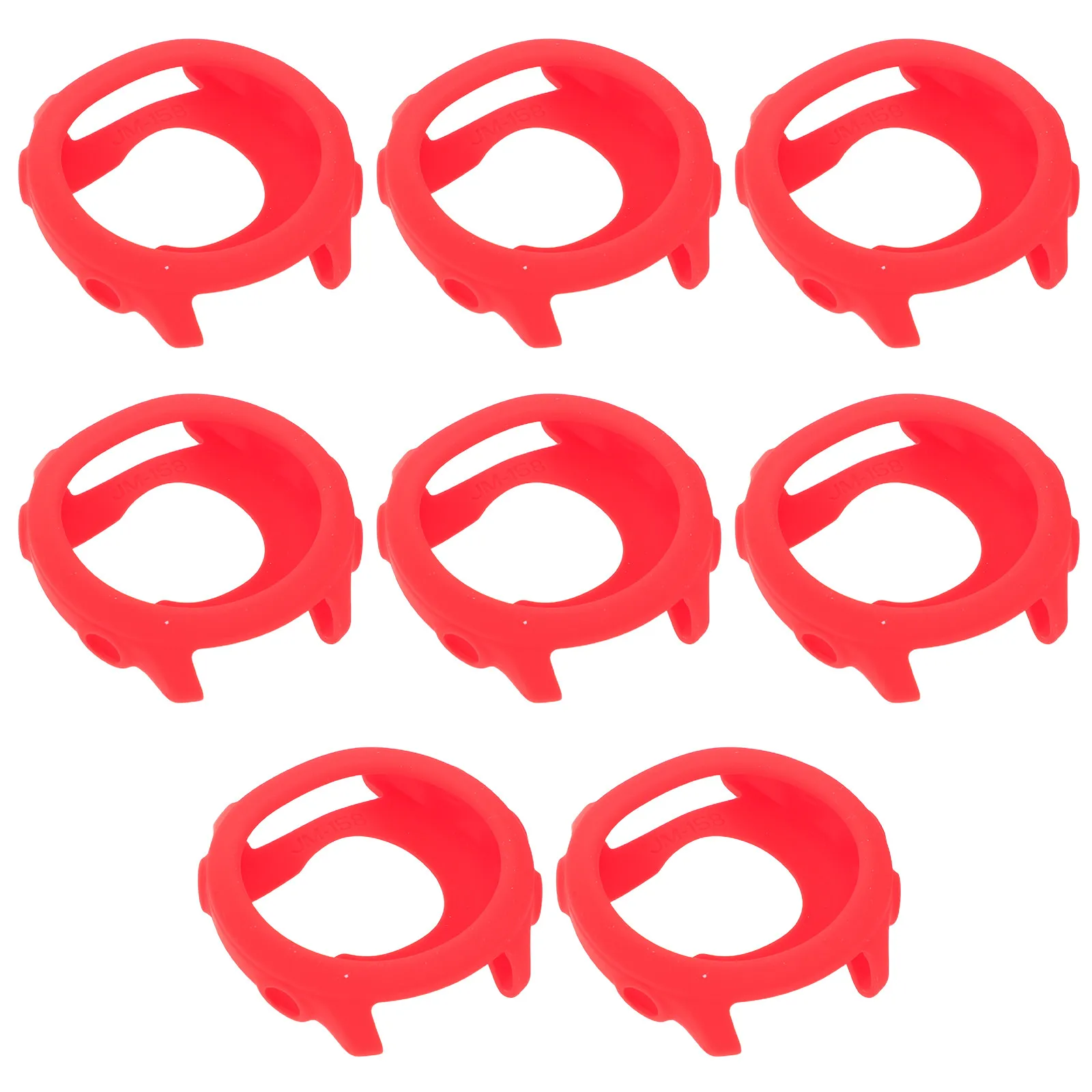 

8Pcs Silicone Watch Protective Case Full Protective Bumper Shell Cover Lightweight Soft Wristwatch Cover Compatible
