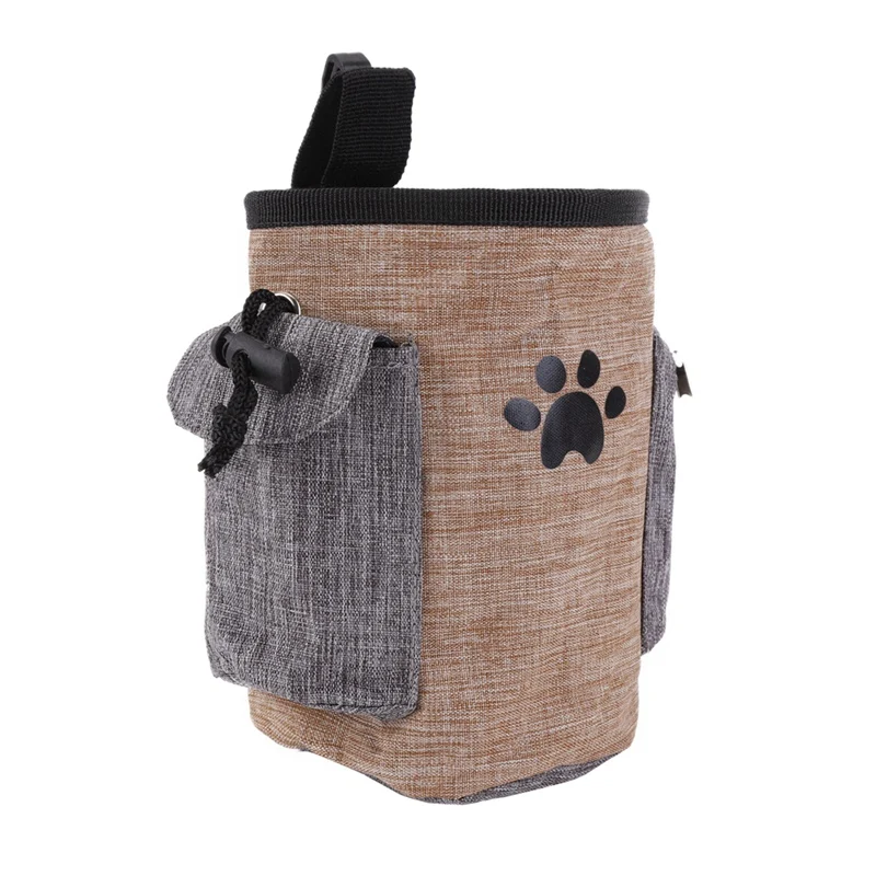 Dog Treat Pouch Outdoor Training Pouch Bag with Waist Shoulder Strap Poop Bag Dispenser Treat Training Bag for Treats Pet Toys