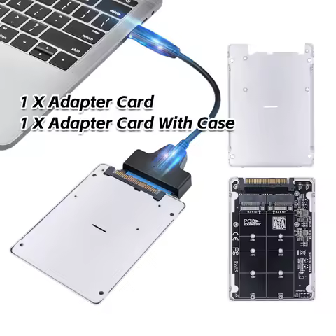 M.2 SSD To U.2 Adapter Card PCIe M.2 Adapter Converter 32Gbps Hard Disk Adapter Card PC-E3.0X4 for 2230/2242/2260/2280 SSD