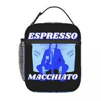 Espresso Macchiato Tommy Cash Estonia Eurovision 2025 Merch Insulated Lunch Tote Bag For Outdoor Storage Food Boxes Bento Box