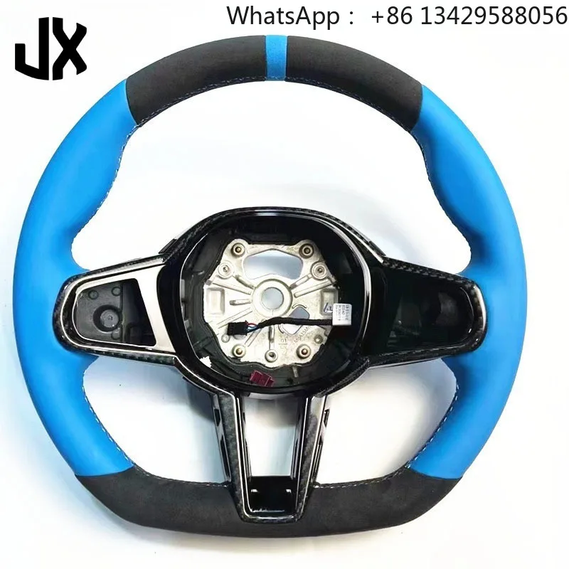 CS Leather Steering Wheel for BMW New 1 2 3 4 Series Z4 G20 G22 Modified Carbon Fiber M4 Steering Wheel Car Accessories