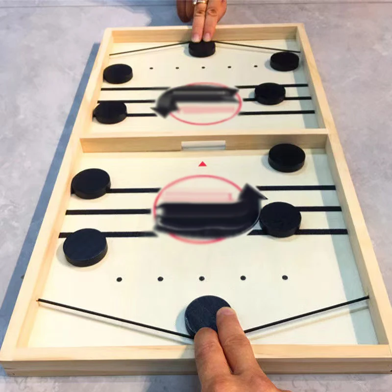 Table Hockey Game Toys, Fast Sling Puck Board Games, Winner Party Family Interactive Toys, Desktop Battle Board Games Gifts