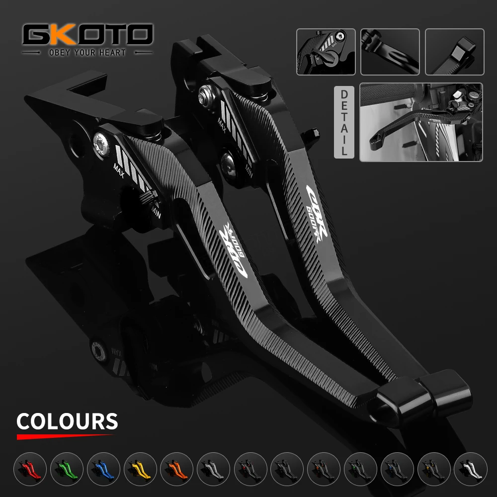 For Honda CBR600RR CBR  600 RR 2003 2004 2005 2006 Motorcycle Levers CNC Aluminum  Adjustable Short Brake Lever Clutch Handle