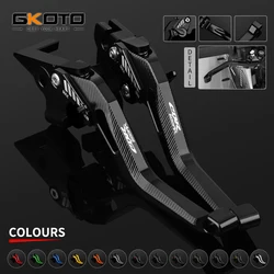 Palancas de freno cortas ajustables de aluminio CNC para motocicleta, de embrague para Honda CBR600RR manija, CBR 600 RR, 2003, 2004, 2005