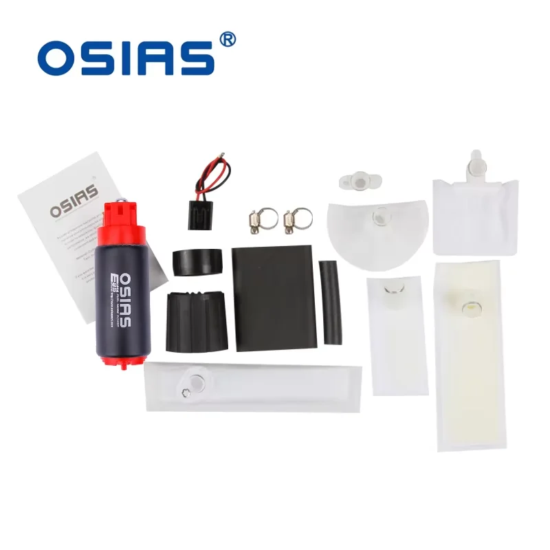 OSIAS New 340LPH High Performance Fuel Pump & Install Kit GSS342 Update For Honda Dodge Accord Elantra Tracker Ford Ranger F-150