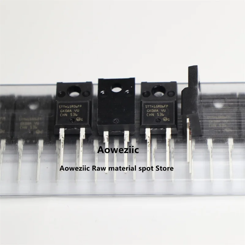 Aowezic – Diode de récupération rapide, 15a, 100% V, originale, nouvelle collection TO-220F, 600