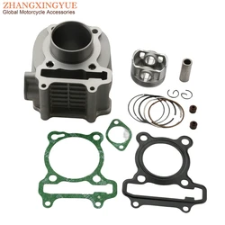 Scooter Cylinder Kit For SYM Euro MX VS Allo 125 Cello Fiddle 3 Orbit 2 GR125 XS125T-17 Arab XS 125cc 13101-ARA-000 4-Stroke