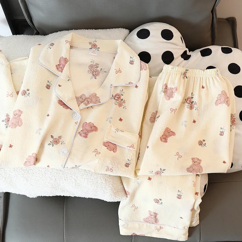 women's-pajamas-set-y2k-cartoon-bear-flower-print-autumn-pajamas-for-women-kawaii-new-harajuku-style-casual-homewear-sleepwear