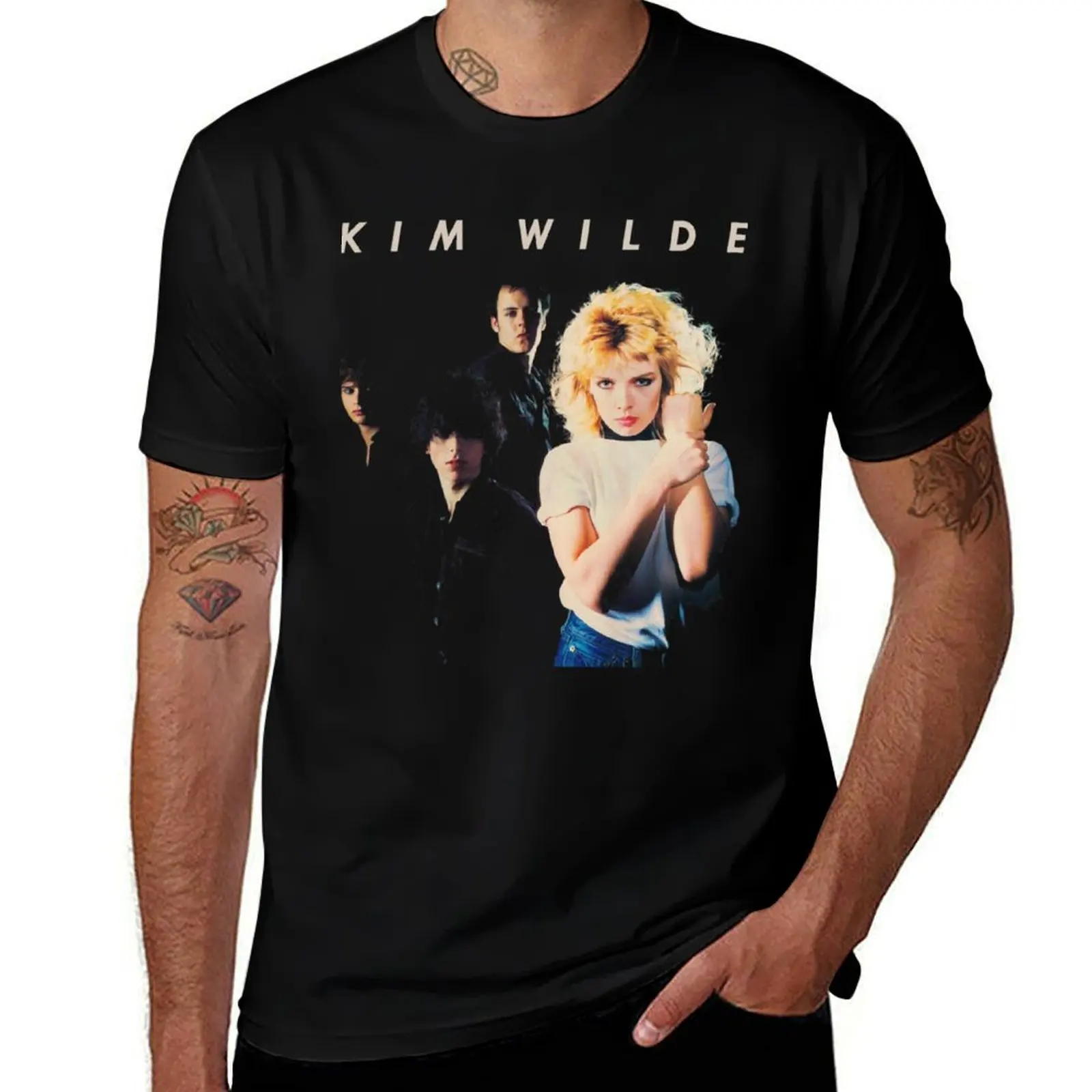 

Кім Уайлд also For Fans футболка мужская футболка с графическим рисунком мужские роскошные футболки для мужчин хлопковая забавная футболка