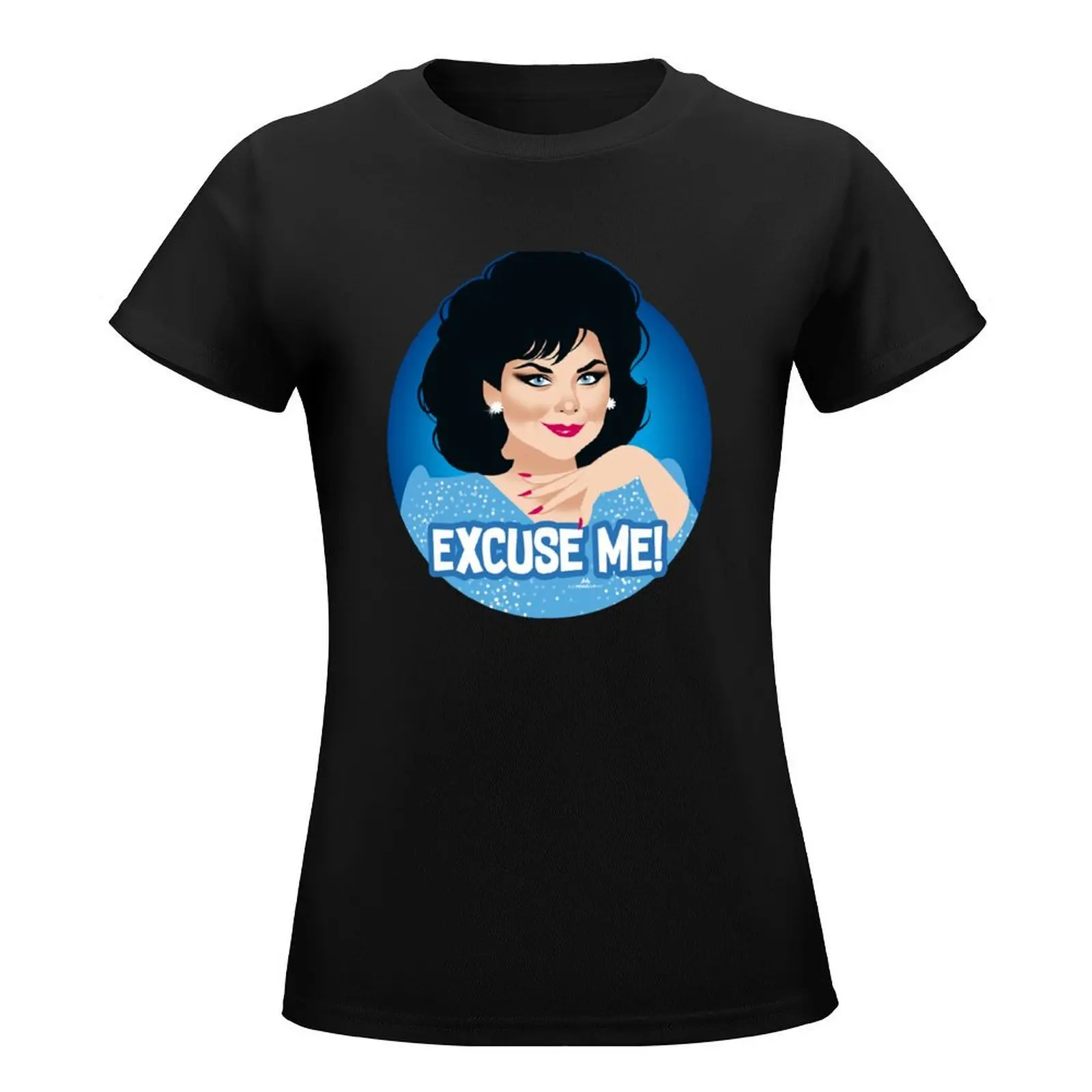 Excuse me! T-Shirt female shirts graphic tees oversized workout shirts for Women