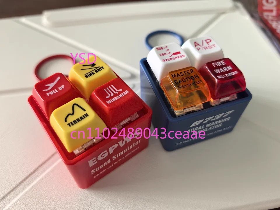 

Симулятор звука предупреждения об воздушно-десантником Airbus и Boeing 737, брелки для пилотов с ними