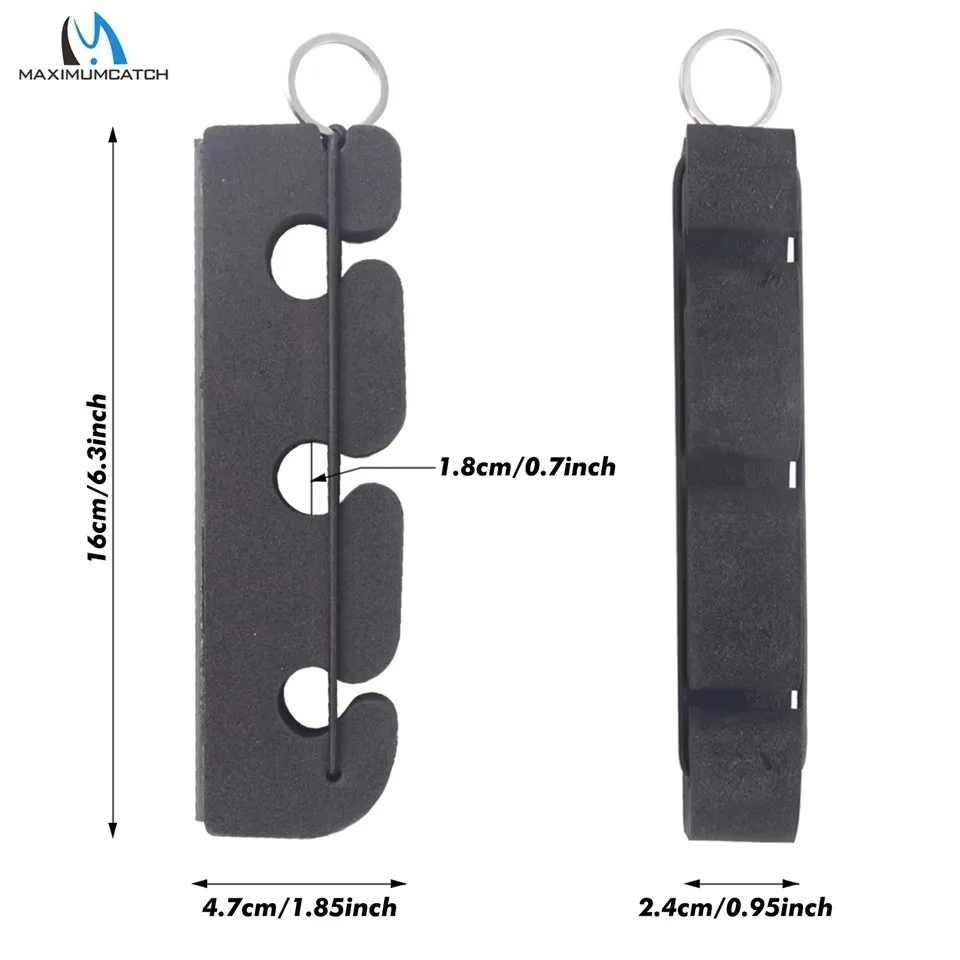 Maximumcatch Portable Foam/Bamboo/Plastic Material Fly Fishing Magnetic Car Rod Holder Light Weight Fishing Rod Holder