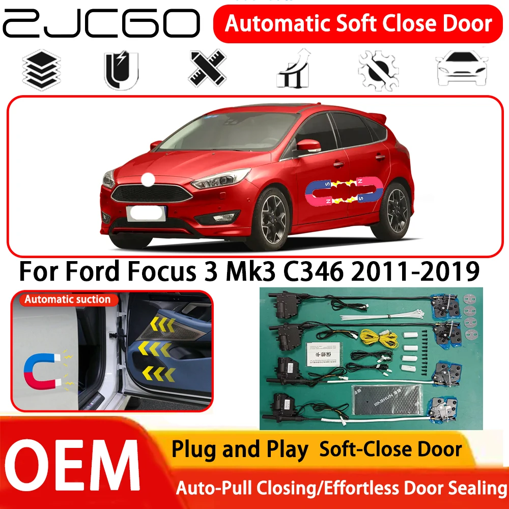 

for Ford Focus 3 Mk3 C346 2011-2019 Car OEM Plug and Play Automatic Electric Soft Close Door Comfort Closing System