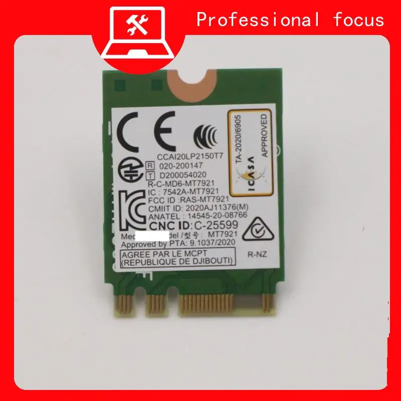 MT7921 dla Lenovo WiFi6 bezprzewodowa karta 5.2 Bluetooth 5W10V25844 Lenovo notebook card