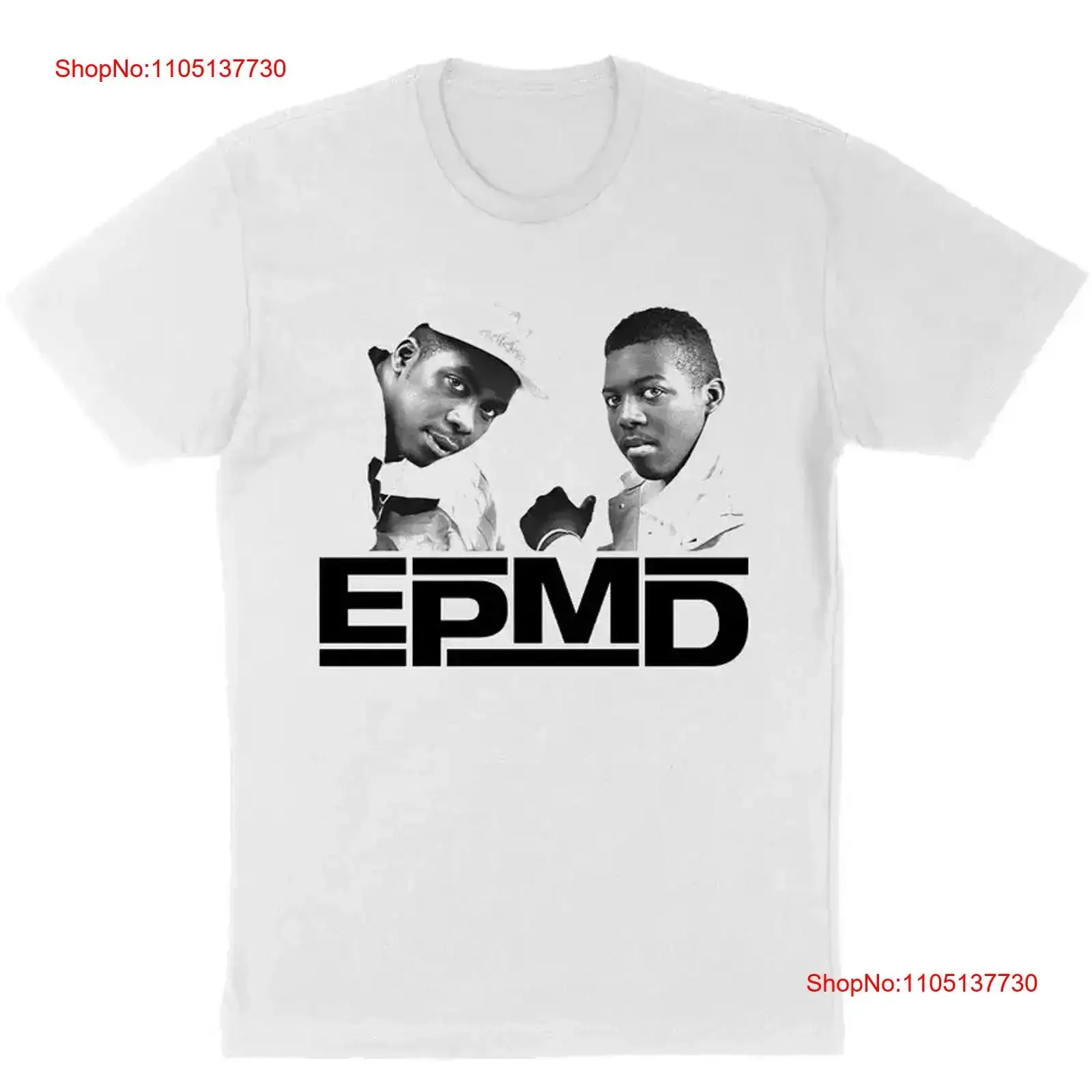 

Vtg EPMD Белая футболка из плотного хлопка для мужчин BL1575, винтажная стираная футболка унисекс, слегка топ для повседневной носки, стильный