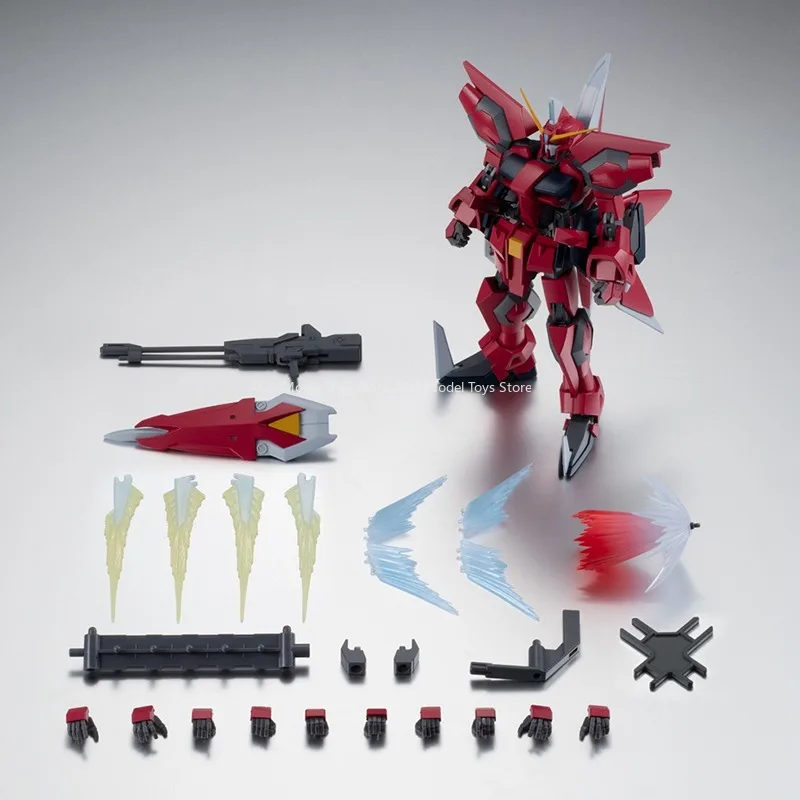 In Voorraad Bandai De Robot Geesten 319 GAT-X303 Aegis Gundam Anime Model Speelgoed Actie Figuur Geschenken Verzamelbaar