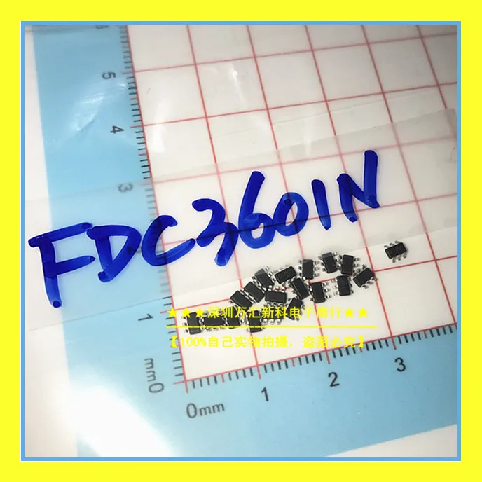 10pcs originale nuovo FDC3601N FAIRCHILD SOT163 FDC3601