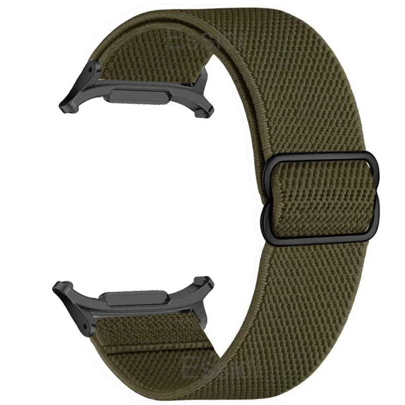 สายไนลอนนิ่มสำหรับ Samsung Galaxy Watch 7 ultra 47mm ยืดหยุ่นนาฬิกากีฬาสายรัดข้อมือสำหรับ Galaxy Watch 7ตะขอ47mm