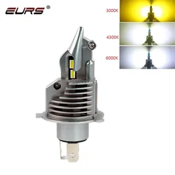 1pcs H4 9003 Led Lamps Car/motorcycle Headlight 6000K 4300K 3000K Fighter Foco Led Hi/Lo Beam Car Headlamp Bulbs Lampada 12V 24V