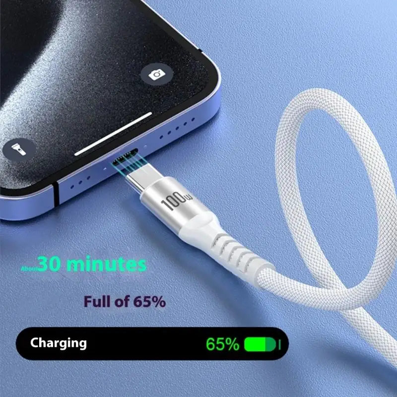 Y88b быстрая скорость USB C до USB C Зарядное кабель 100 Вт.