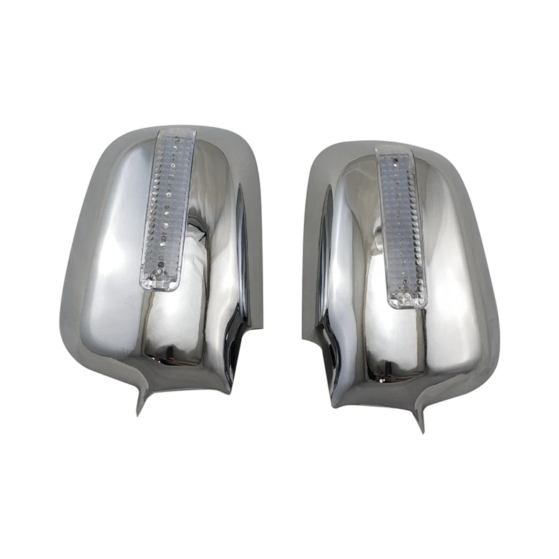 

1Pair Car Rearview Door Mirror Covers With LED Parts Accessories For Honda CRV RD9 CR-V 2001 2002 2003 2004 2005 2006