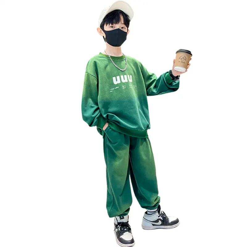 

New Arrival Sport Suit for Boys Clothing Set Casual Sweatshirt Long Sleeve Tops Pants Spring Fall Clothes Kids Outfits Tracksuit