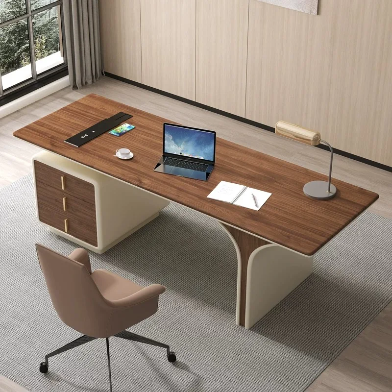 Hidden Rest Computer Desk Aesthetic Extension Luxury Modern Office Table Desktop Conference Escritorio Oficina Furniture