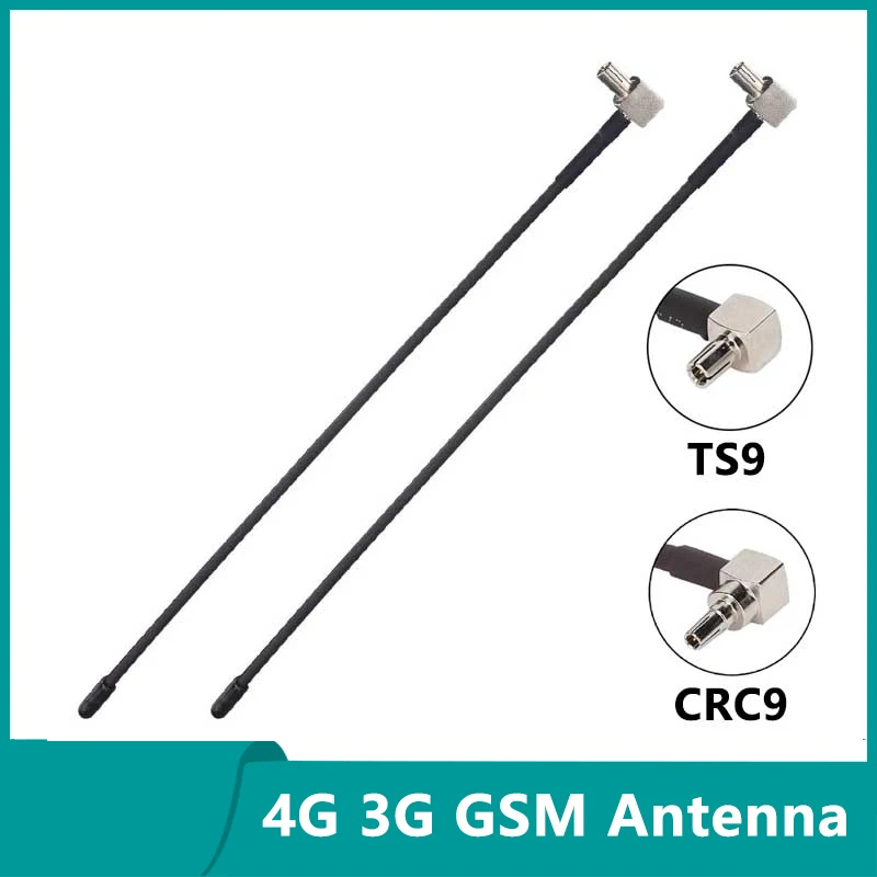 2pcs Enhance Signal 4G LTE 3G GSM Omni WiFi Soft Antenna High Gain 5Dbi Flexible Omnidirection Aerial With CRC9 TS9 For Router