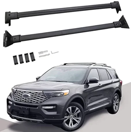 

Car Roof Rack Fit for Ford Explorer 2020 2021-2025 Lockable Roof Rail Rack Cross Bars Crossbar