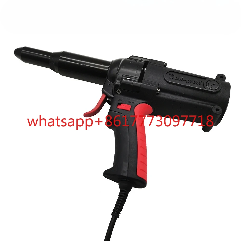 최대 6.4mm 중형 전기 리벳 건 리벳팅 도구 전기 블라인드 리벳터 전동 공구 220V/400W TAC700