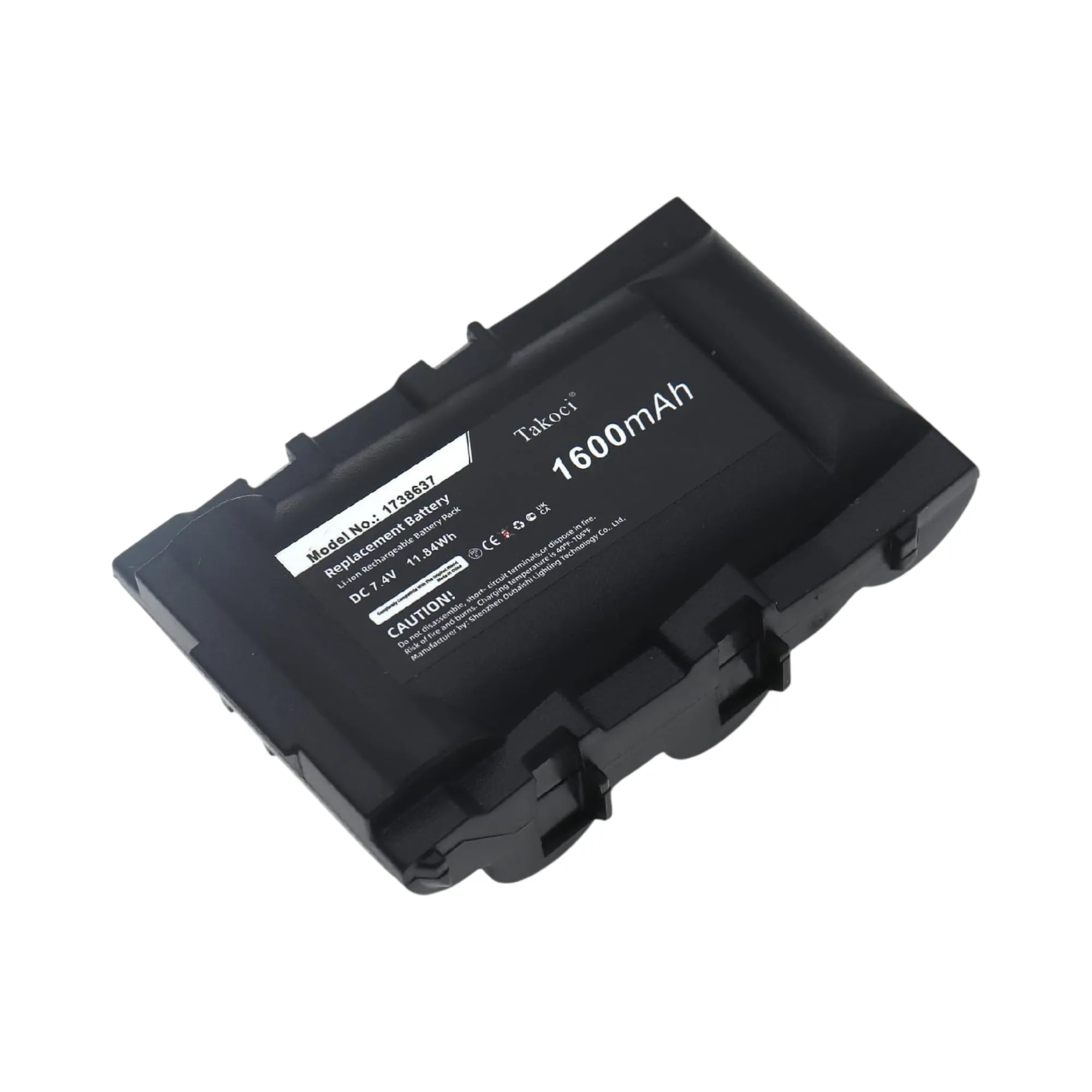 

Replacement Battery 1600mAh for DYMO, 3M Rhino 6000, Rhino 5000, Rhino 5200, PL300 1738637, PL-300-BAT