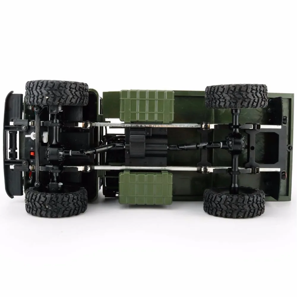 WPL B-24 Remote Control Military Truck DIY Off-Road 4WD RC Car 4 Wheel Drive Climbing GAZ-66 Vehicle for Birthday Gift Toy