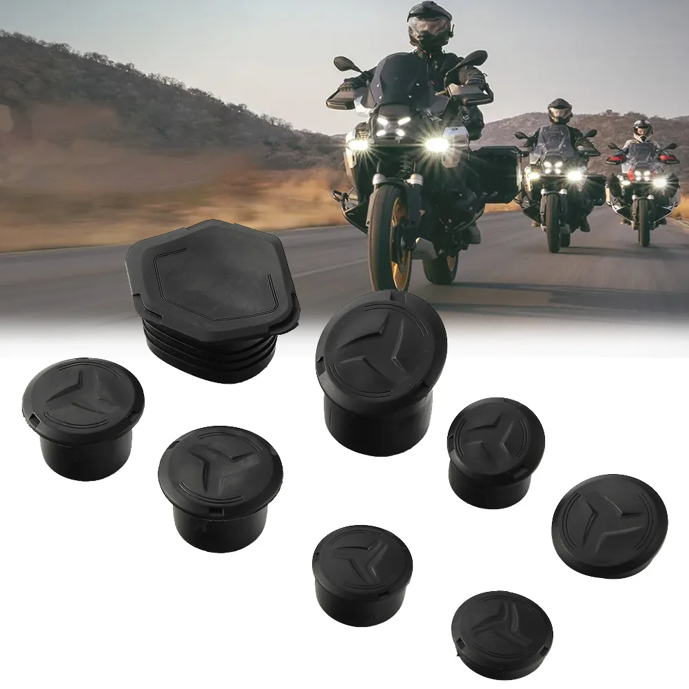 

​NEW Motorcycle Frame Hole Cover Caps Plug Decorative Frame End Cap Set For BMW R1300GS R1300 R 1300 GS Adventure R 1300GS 2023-