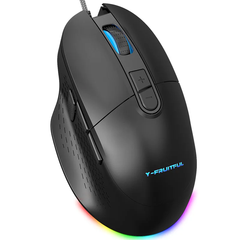 

Игровая мышь RGB на заказ, макро мышь, проводная USB-мышь, компьютер, офис, ноутбук