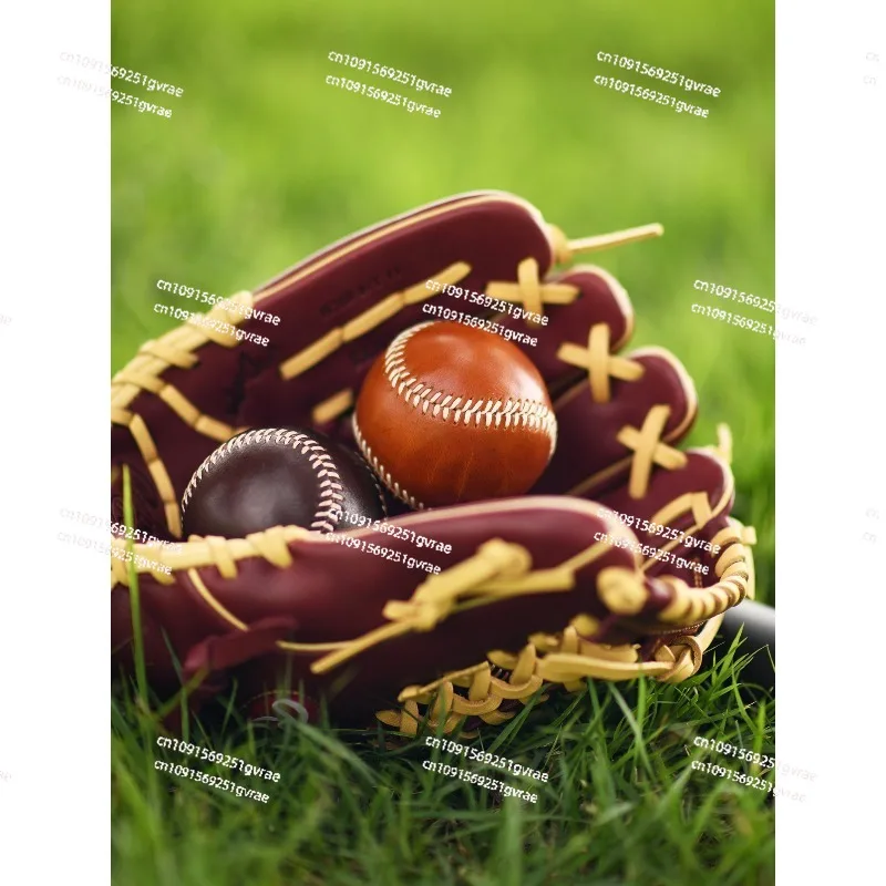 اليدوية جلد البقر الصلبة البيسبول المستوردة الطبقة الأولى الخضار المدبوغة جلد البقر اليد خياطة جمع اللعب هدية حلية