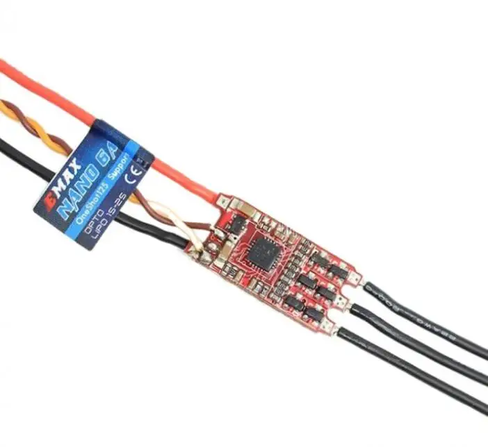 EMAX Nano Series ESC 1-2S 6A/2-4S 12A 20A freno attivo risposta rapida dell\'acceleratore regolatore di velocità per Naze32,Pixhawk,CC3D Drone