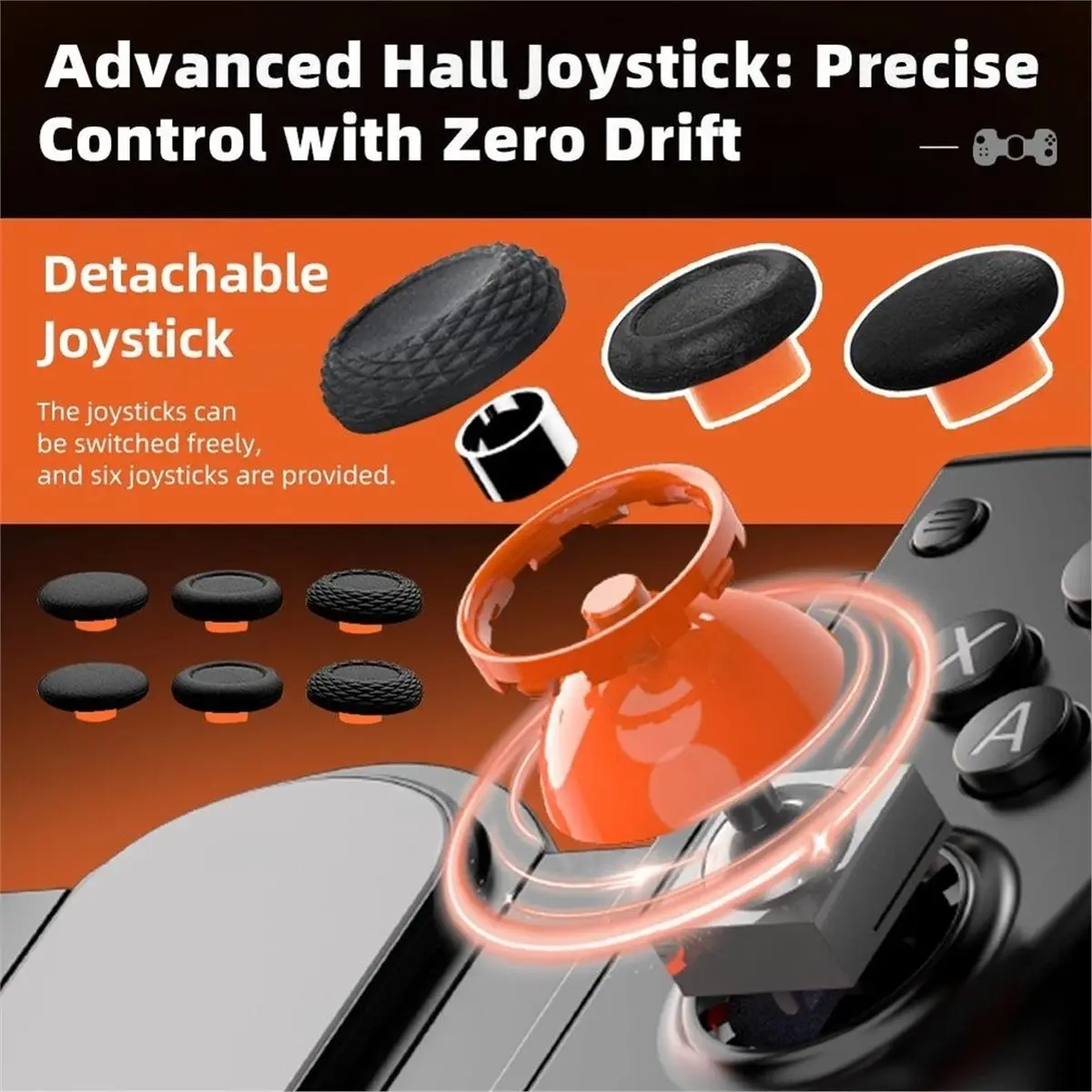 D8 Type-C Wired/BT Mobile Phone Controller, Wireless Gamepad for PS Remote Play, Telescopic Game Controller Joystick A