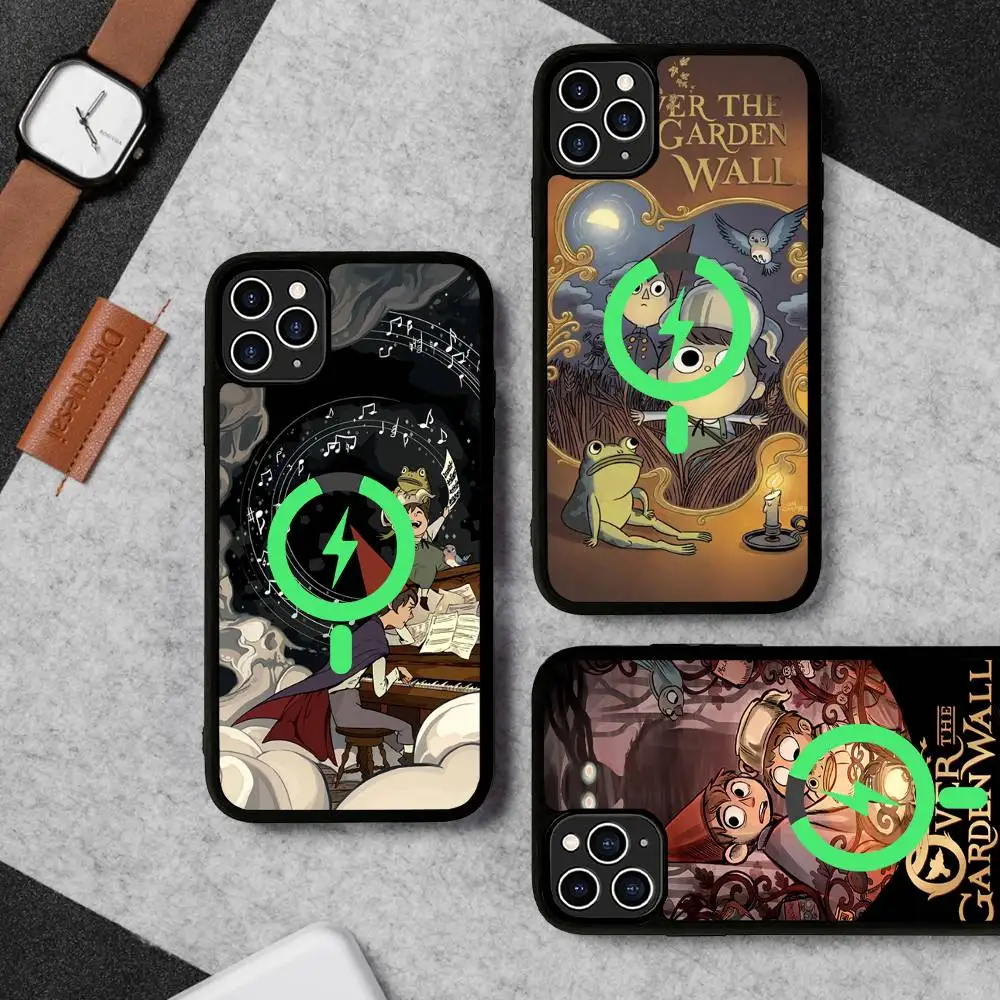 Animated Series Over The G-Garden W-Wall For Magsafe Magnetic Phone Case For IPhone 17 16 15 14 13 12 Plus Pro Max PC+TPU Cover