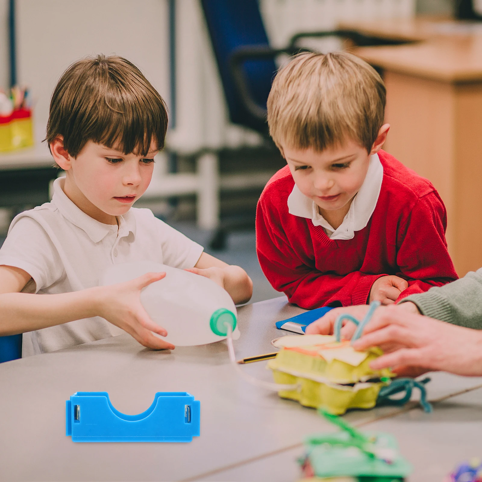 

4Pcs Physics Terminal Case Simple Delicate Reliable for Teaching Electricity Experiments in Schools and Labs