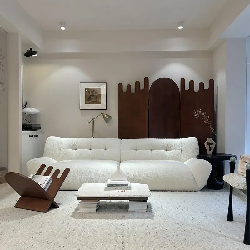 

Style Luxury Nordic Sofas Lazy Sleeping Reclining Puffs Living Room Sofa Floor Loveseat Designer Divano Soggiorno Home Furniture