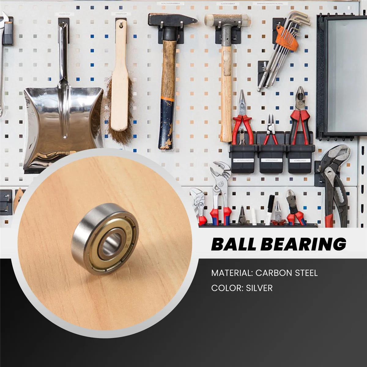 626Z محامل كروية مزدوجة مختومة 6x19x6 مللي متر فولاذ كربوني فضي