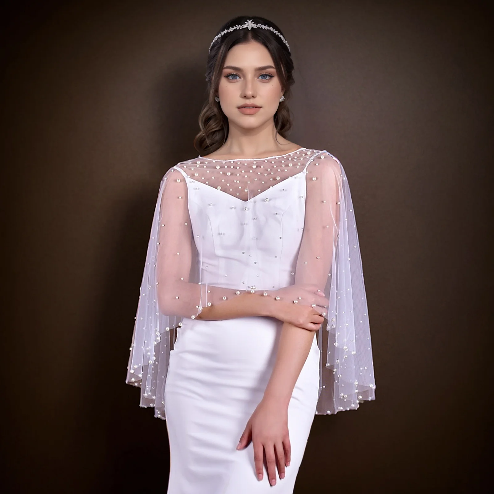 

MZB30 Короткие свадебные болеро, куртка с жемчугом, топ из бисера, свадебные накидки, женская вечерние шаль, свадебные аксессуары, чехол на плечи