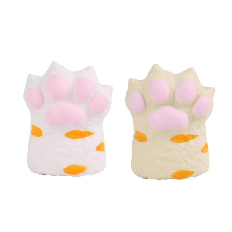 Novo squeeze macio lento rebote brinquedo de descompressão super bonito pata de gato popular brinquedo mole alívio do estresse mochi brinquedo presente
