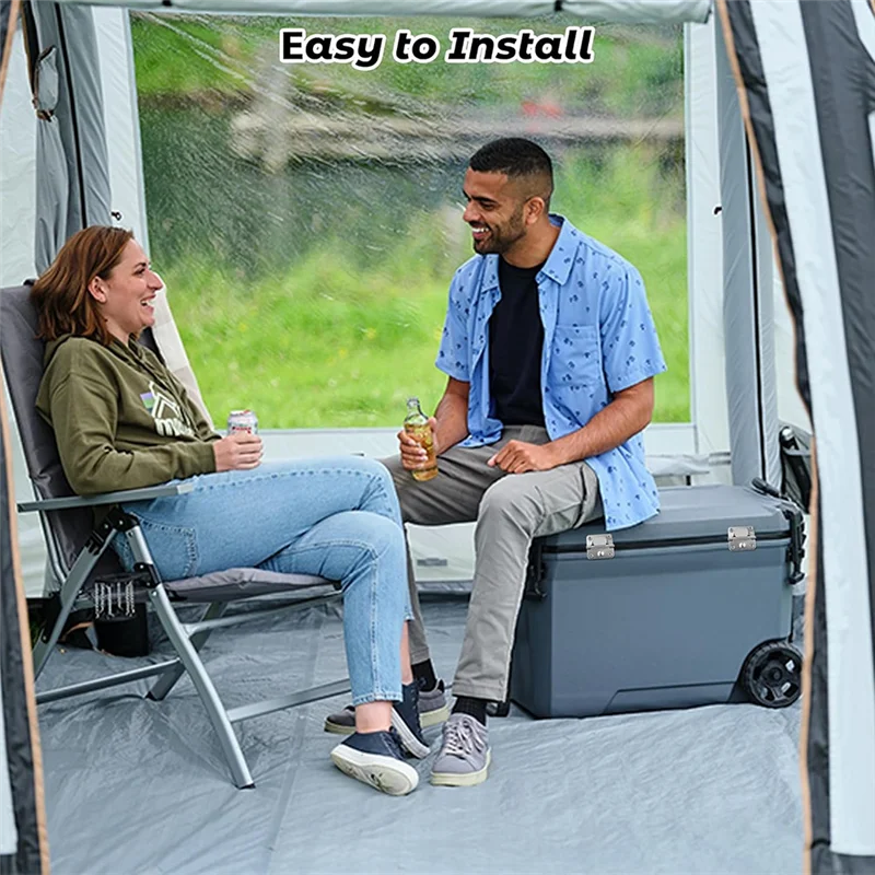 A84X-Cooler Hinges Replacement Kit For  Stainless Steel Hinges Replacement Cooler Accessory