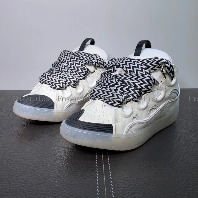 

New Women Sneakers Unisex Casual Shoes Men Sneakers Round Toe Lace Up Design Colorful Print Mixed Color Street Style Sport Shoes