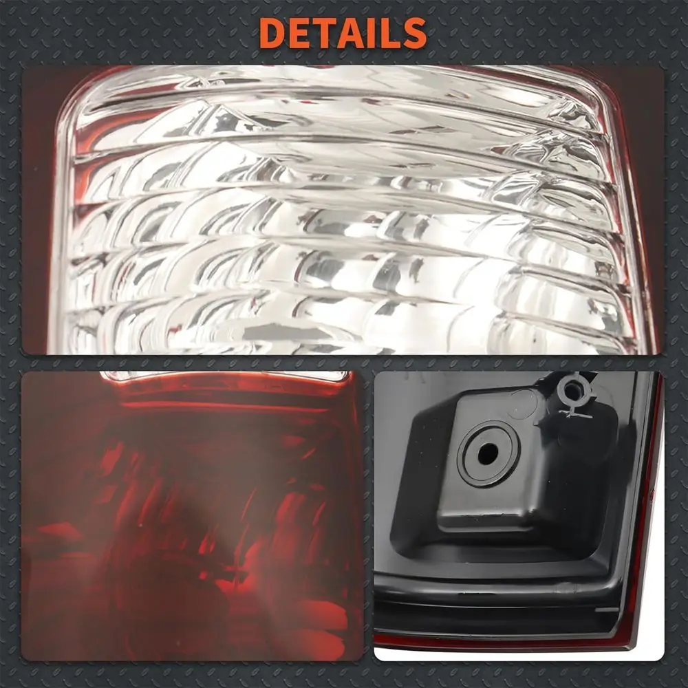 مصابيح خلفية بديلة ملونة باللون الأسود لأضواء الفرامل 2008-2016 Ford F-Series Super Duty F250-F550 #6