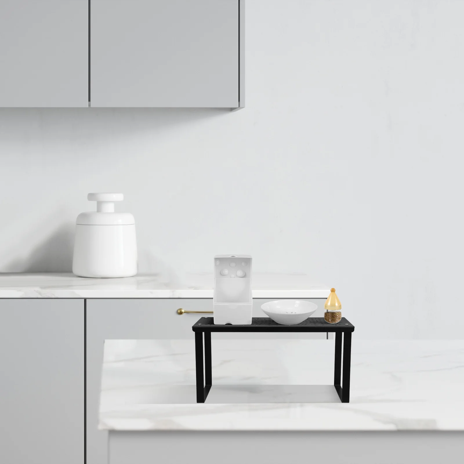 

Kitchen Storage Rack Multi-Function Countertop Seasoning Rack Under Sink Spice Organizer Cabinet Shelf Organizer Storage Holder