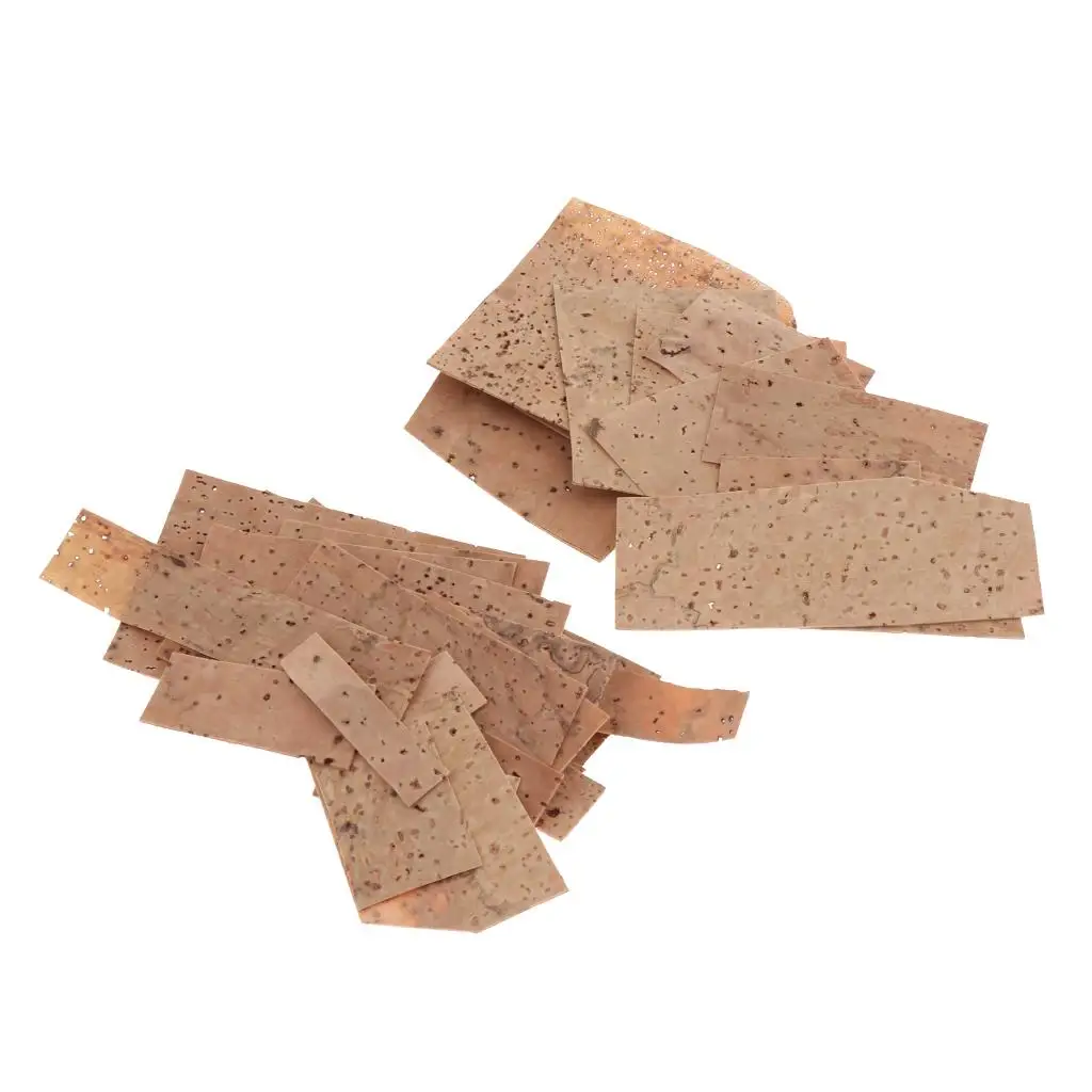 Wood Saxophone Clarinet Neck Joint Natural Cork Sheet Abrasion Resistant Sealing Pad for Alto Tenor Soprano Repair