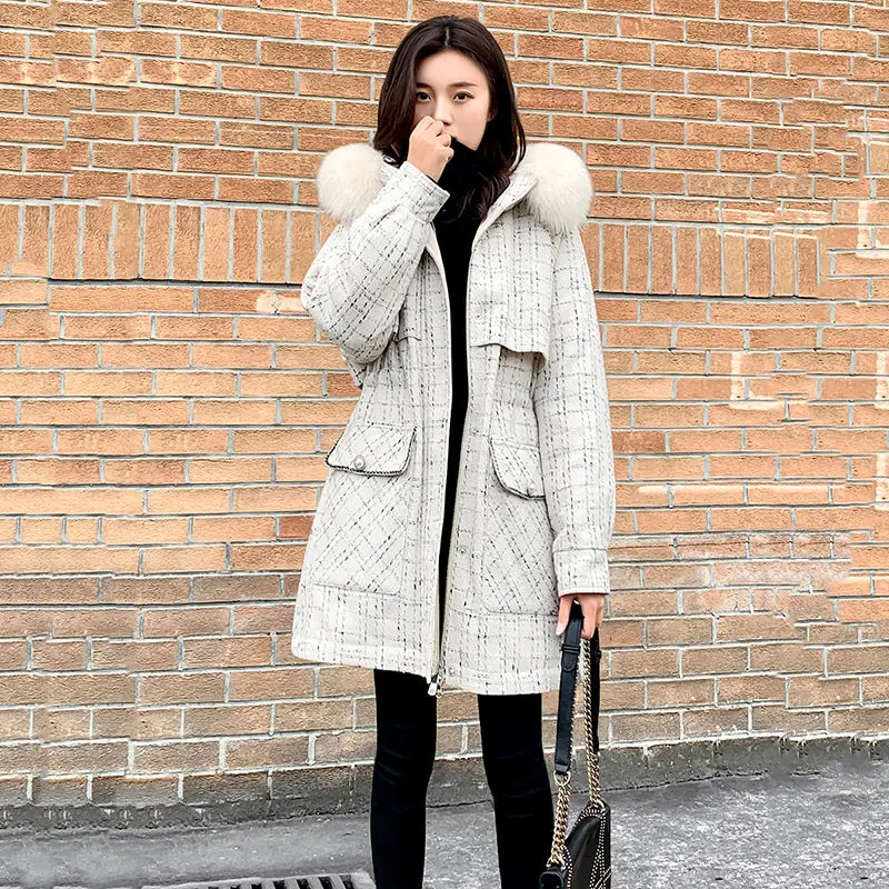 2023 New Women Cotton coat Winter Jacket Female thick warm Parkas hooded Outwear large size Overcoat