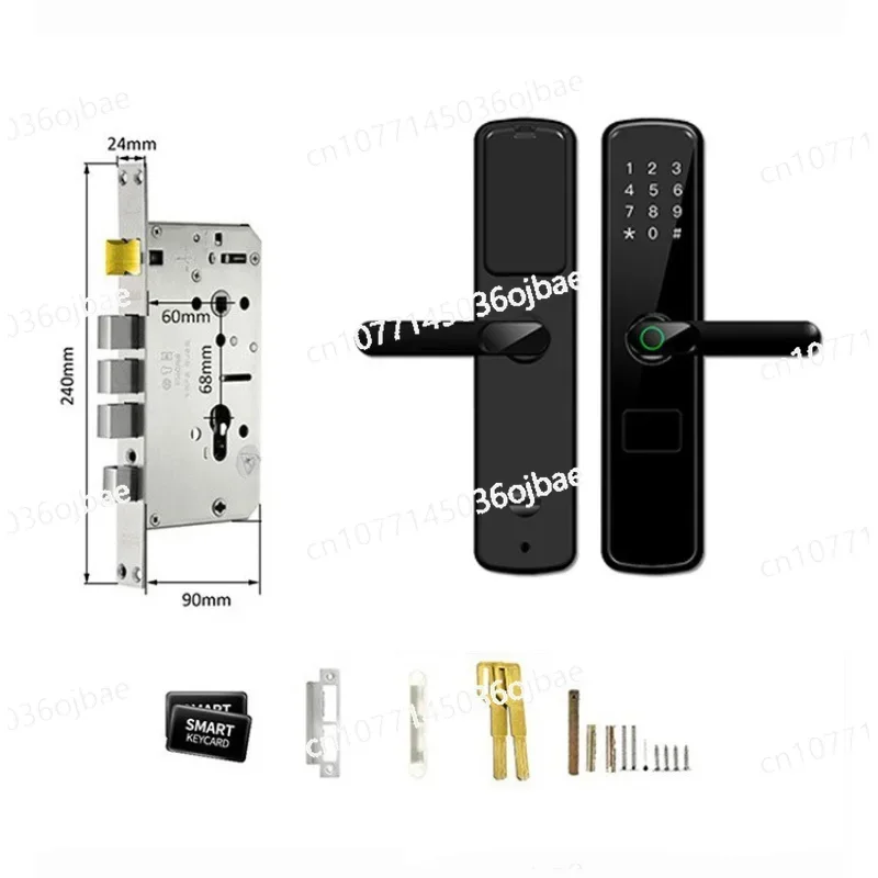 Smart WiFi Bluetooth Fingerprint Lock School Apartment B&B Super SIM Card NFC Unlock Networking Lock